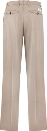 Nine In The Morning Womens Trousers Ivory Wool Trouser Suits