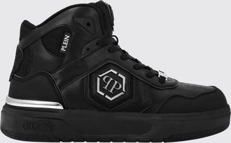 Philipp Plein Sneakers alte in pelle con logo Hexagon e motivo monogram