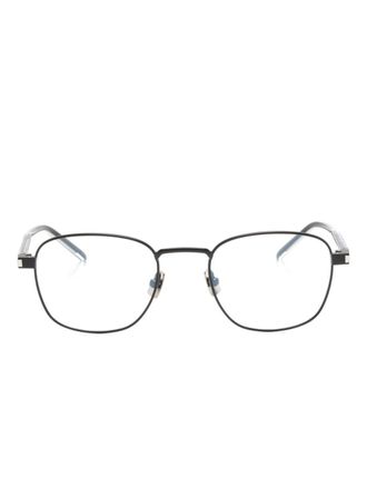 Saint Laurent Eyewear SL 699 square-frame glasses - unisex - Metal (Other) - 40 - Black