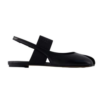 Maison Margiela Schoenen, Dames, Zwart, 40 EU, Leer, Anatomic Numeric Slingback