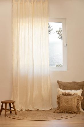 Calma House Cortina color crudo 140x280