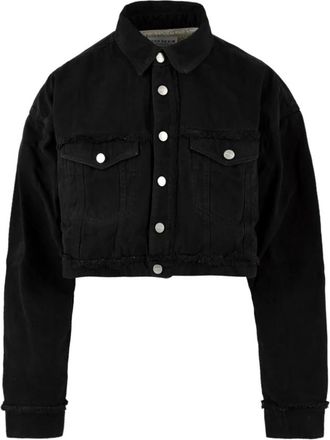 Icon Denim Los Angeles LOS Angeles Denim Overhemd - Dames - Spijkerjassen - Zwart - S - Denim - Jassen