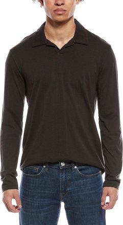 Vince Garment Dye Johhny Collar Shirt