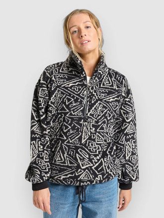 Billabong Time Off Fleece Half-Zip Fleece Pullover schwarz