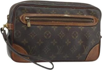 Louis Vuitton Pre-owned Clutches, female, Brown, Size: ONE SIZE Pre-owned Vintage Monogram Clutch