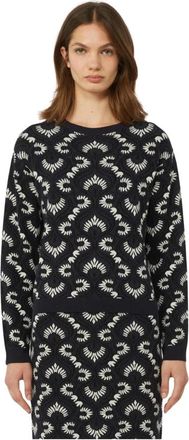 Max Mara Wkdfaraone Ronde Hals Trui - Dames - Ronde hals truien - Blauw - 2XL - Truien & Vesten