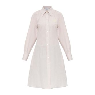 Alexander McQueen Dames, Jurken, Roze, Maat: S Katoen