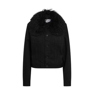 Alaia Trucker Jacket - Dames - Jassen - Zwart - Maat: S Katoen