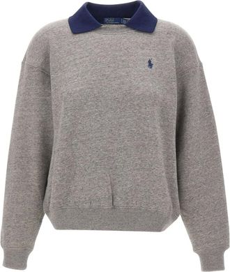 Polo Ralph Lauren Mujer, Sudaderas, Gris, Talla: L