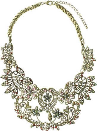 Olivia Welles Chloé Statement Necklace in Gold /Multi at Nordstrom Rack