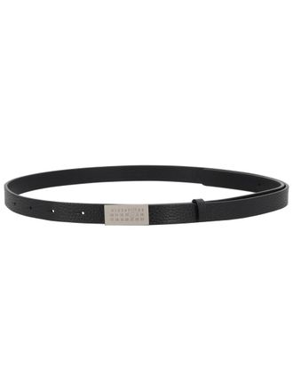 Maison Margiela Numeric Leather Engraved Buckle Belt