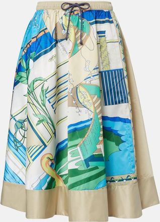 Tory Burch Printed midi skirt