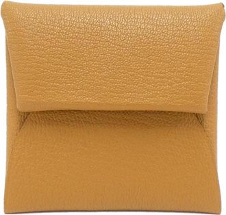 Hermès Caramel Chevre Leather Coin Purse/Coin Case (Pre-Owned)