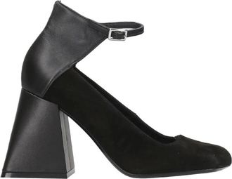 Vic Mati&eacute; Zwarte Ming Pumps met Hak - Dames - Pumps - Zwart - 37 EU - Su&egrave;de - Schoenen