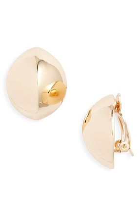 Nordstrom Organic Orb Clip-On Earrings in Gold at Nordstrom