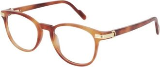 Cartier Ct0221O 003 Bril - Heren - Accessoires - Bruin - Maat: 50 MM