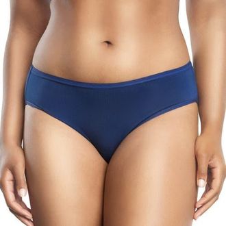Affinitas Cozy Hipster Briefs in Marine Blue at Nordstrom, Size 3X-Large