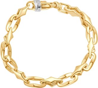 Pompeii3 Mens Link 14k Gold (49gram) or Platinum (80gram) 9mm Bracelet 8.5