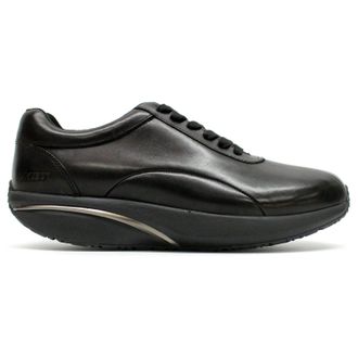 Mbt Anka Nappa Leather Mens Lace Up Shoes - Black Black - Size:UK 10.5