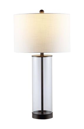Jonathan Y Designs Collins 29.25 Glass LED Table Lamp in Oil Rubbed Bronze/clear at Nordstrom