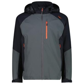 F.lli Campagnolo Jacket Zip Hood Ripstop Regenjacke f&uuml;r Herren | grau