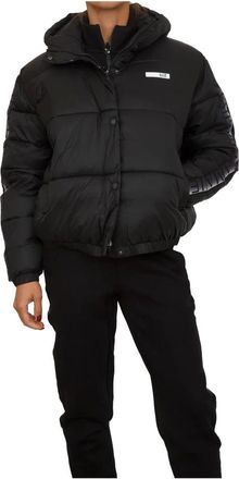 Emporio Armani Emporio Armani Ea7, Jassen, Dames, Zwart, S, Leer, Bomberjack