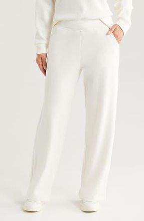 Zella Cozy Waffle Knit Pants in Ivory Egret at Nordstrom Rack, Size X-Large