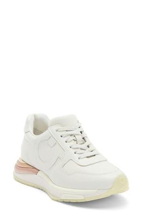 Ferragamo Brooklyn Low Top Sneaker in White at Nordstrom Rack, Size 10.5