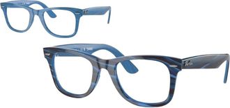 Ray-Ban Wayfarer Ease Optical Frame - unisex - Brillen - Blauw - 50 MM - Nylon - Accessoires
