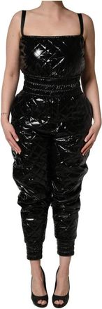 Dolce & Gabbana Jumpsuit Jurk - Dames - Jumpsuits - Zwart - XL - Polyester - Jumpsuits & Playsuits