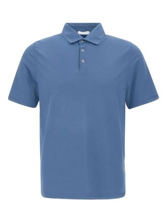 Diktat cotton polo shirt - Blue