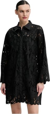 Isabelle Blanche Shirt Dress - Dames - Shirt Kleedjes - Zwart - XS - Katoen - Kleedjes
