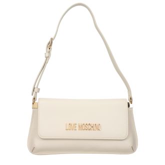 Love Moschino Damens Umh&auml;ngetaschen Polyurethan Beige/Elfenbein