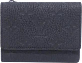 Louis Vuitton Pre-owned Wallets, female, Black, Size: ONE SIZE Pre-owned Leather wallets