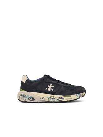 Premiata Mase 25 grijze su&egrave;demix sneakers