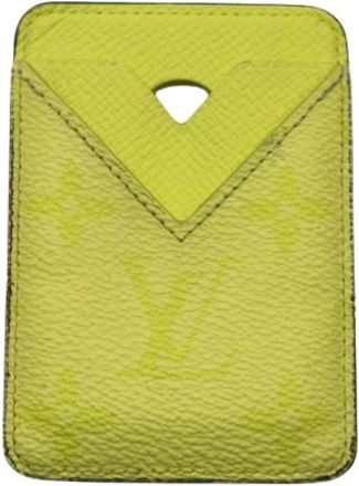 Louis Vuitton Pre-owned Business card case - unisex - Vintage Accessoires - Geel - ONE Size - Vintage