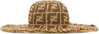 Fendi Cappello con motivo FF - Toni neutri