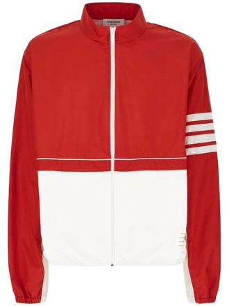 Thom Browne 4-Bar ripstop windbreaker - men - Nylon - 2 - White