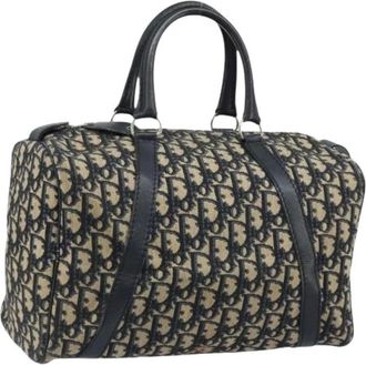 Dior Pre-owned Handbags, female, Multicolor, Size: ONE SIZE Pre-owned Trotter Canvas Boston Bag