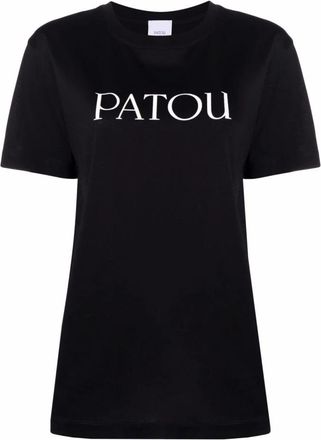 Patou Essential T-Shirt - Dames - T-shirts - Zwart - M - Katoen - Tops