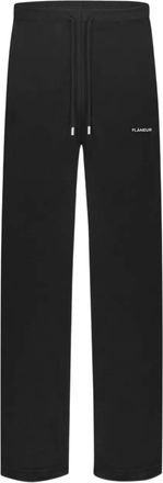Flaneur Pantaloni sportivi a coste - Nero