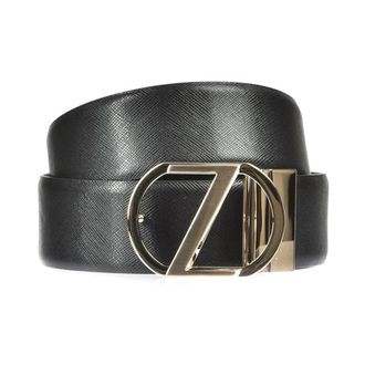 Ermenegildo Zegna Stijlvolle Riem - Heren - Riemen - Zwart - 95 CM - Leer - Accessoires