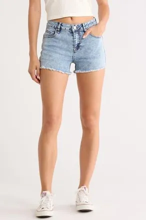 Vigoss Seam Detail Cutoff Denim Shorts in Light Wash at Nordstrom Rack, Size 29