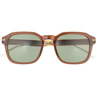 BOSS 51mm Square Sunglasses in Brown at Nordstrom Rack