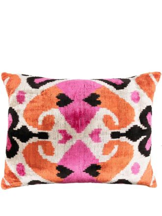 Les-Ottomans Cuscino con stampa astratta - Rosa