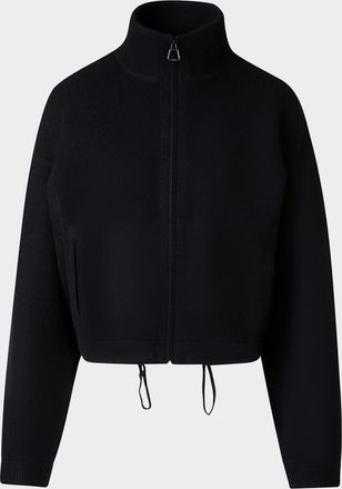 Akris Cashmere Knit Short Zip Cardigan
