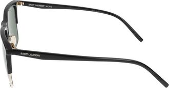 Saint Laurent Mens Sl Sunglasses Black Injected