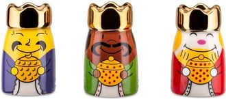 Alessi AMGI10SET1 - Set Completo di Statuine dei Re Magi di Design in Porcellana Decorato a mano, 3 pezzi - Alessi