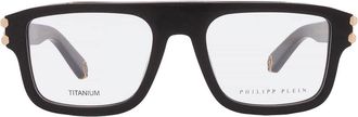 Philipp Plein Demo Browline Mens Eyeglasses VPP021M 700 53
