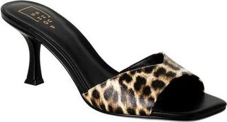Shushop Holiday Mule in Leopard Print at Nordstrom, Size 8.5